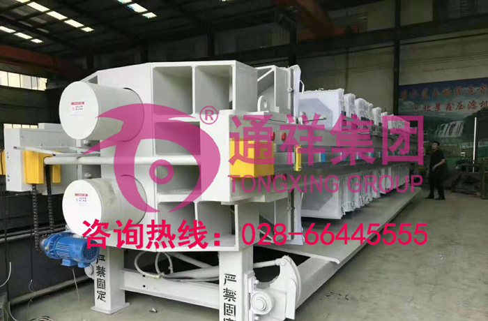 砂石廠壓濾機安裝  (2)