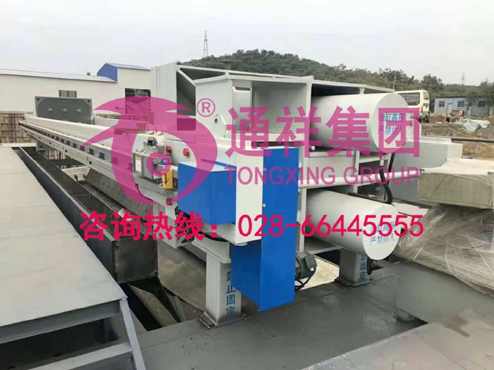 砂石廠壓濾機安裝  (3)